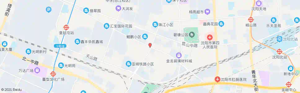 沈阳华山路珠江街_公交站地图_沈阳公交_妙搜公交查询2025