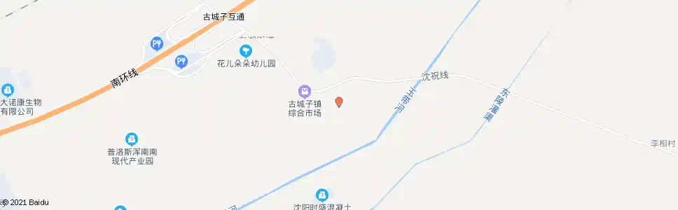 沈阳古城子西_公交站地图_沈阳公交_妙搜公交查询2025