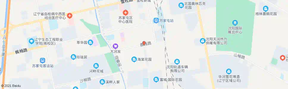 沈阳香杨路玫瑰街_公交站地图_沈阳公交_妙搜公交查询2025