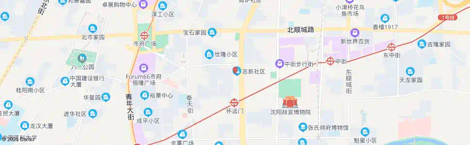 沈阳小西门_公交站地图_沈阳公交_妙搜公交查询2025