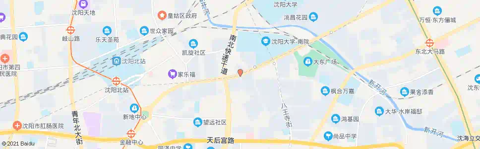 沈阳小北边门_公交站地图_沈阳公交_妙搜公交查询2025