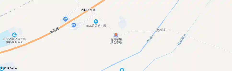 沈阳古城子市场_公交站地图_沈阳公交_妙搜公交查询2025