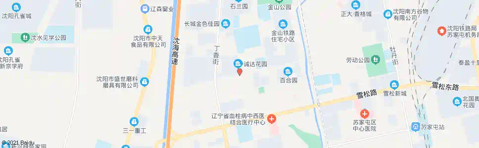 沈阳诚达花园_公交站地图_沈阳公交_妙搜公交查询2025