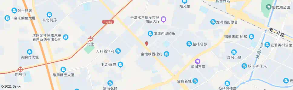 沈阳昆明湖街(张士开发区管委会)_公交站地图_沈阳公交_妙搜公交查询2025