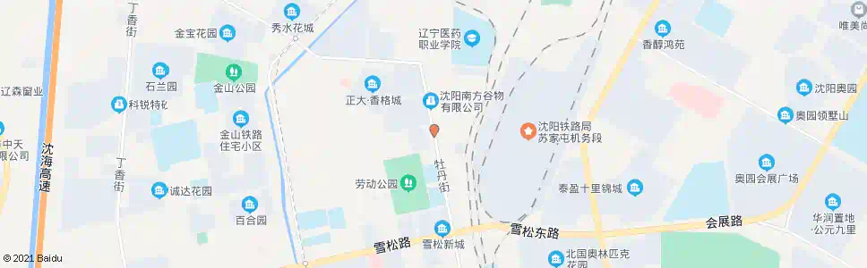 沈阳牡丹园_公交站地图_沈阳公交_妙搜公交查询2025