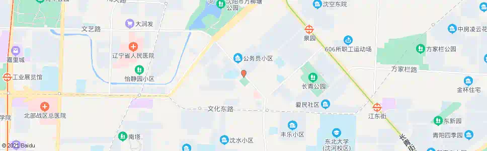 沈阳泉园广场_公交站地图_沈阳公交_妙搜公交查询2025