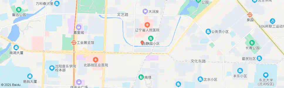 沈阳东滨河路小南街_公交站地图_沈阳公交_妙搜公交查询2025