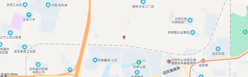 沈阳东平湖街沈胡公路_公交站地图_沈阳公交_妙搜公交查询2025