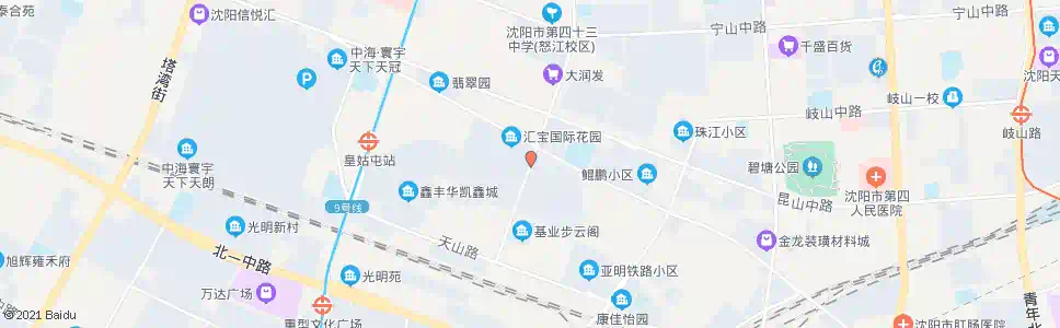 沈阳黄浦江街华山路_公交站地图_沈阳公交_妙搜公交查询2025