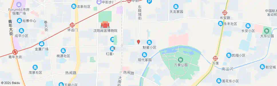 沈阳南顺城路小河沿_公交站地图_沈阳公交_妙搜公交查询2025