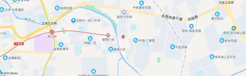 沈阳和睦路新东二街_公交站地图_沈阳公交_妙搜公交查询2025