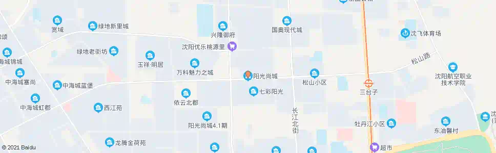 沈阳阳光尚城_公交站地图_沈阳公交_妙搜公交查询2025
