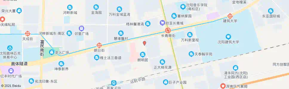 沈阳朗明街孤石路_公交站地图_沈阳公交_妙搜公交查询2025