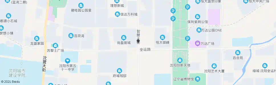 沈阳智慧大街全运路_公交站地图_沈阳公交_妙搜公交查询2025