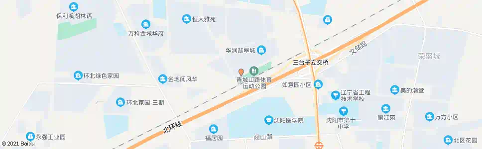 沈阳青城山路京沈西二线_公交站地图_沈阳公交_妙搜公交查询2025