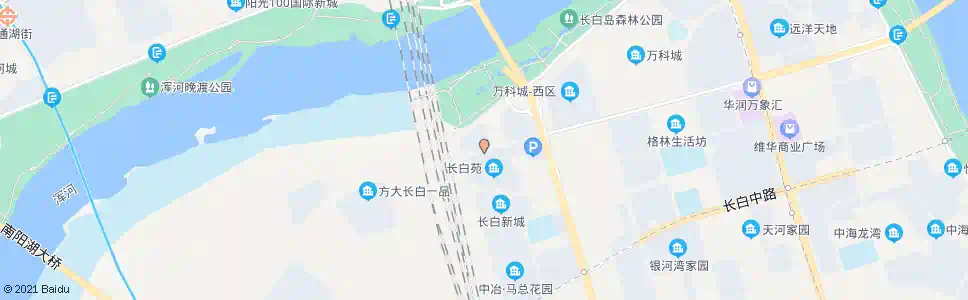 沈阳长白苑_公交站地图_沈阳公交_妙搜公交查询2025