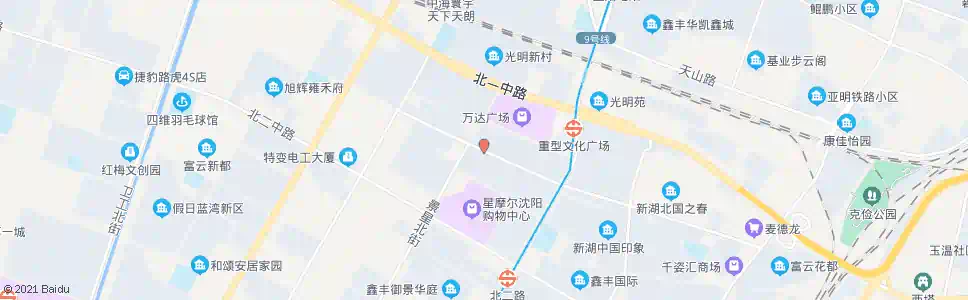沈阳小北一路景星街_公交站地图_沈阳公交_妙搜公交查询2025