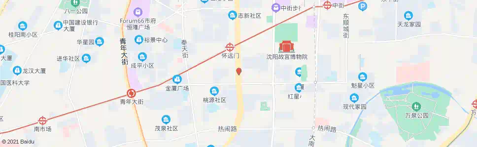沈阳西顺城街沈州路_公交站地图_沈阳公交_妙搜公交查询2025