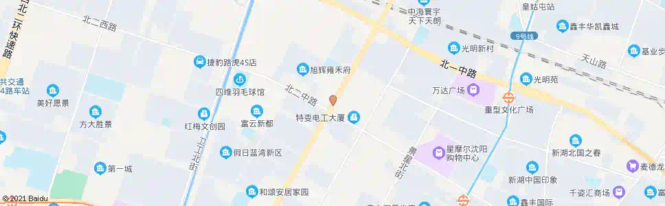 沈阳保工街北二路_公交站地图_沈阳公交_妙搜公交查询2025