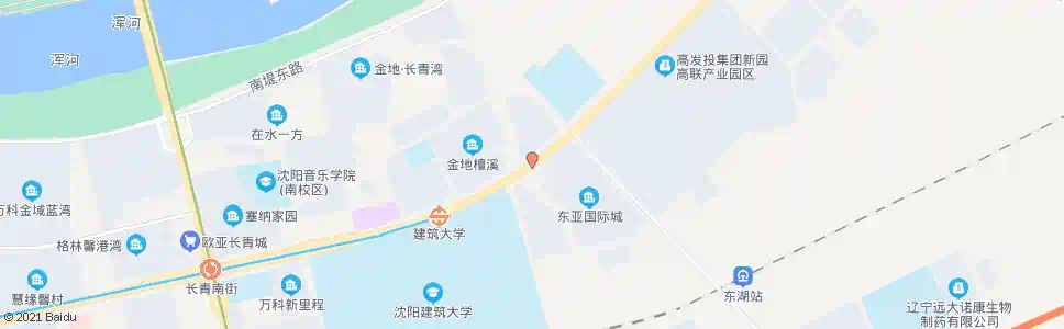 沈阳东亚国际城_公交站地图_沈阳公交_妙搜公交查询2025
