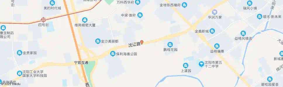 沈阳昆明湖街沈辽路_公交站地图_沈阳公交_妙搜公交查询2025
