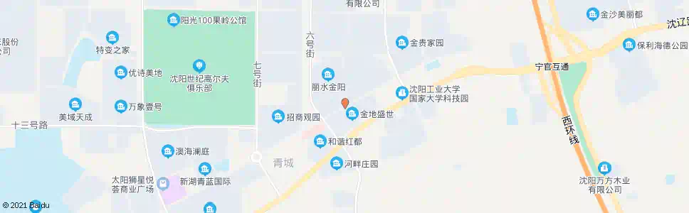 沈阳金色枫景_公交站地图_沈阳公交_妙搜公交查询2025