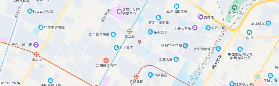 沈阳小北二路应昌街_公交站地图_沈阳公交_妙搜公交查询2025