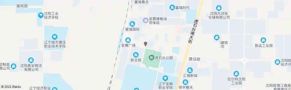 沈阳虎石台公园_公交站地图_沈阳公交_妙搜公交查询2025