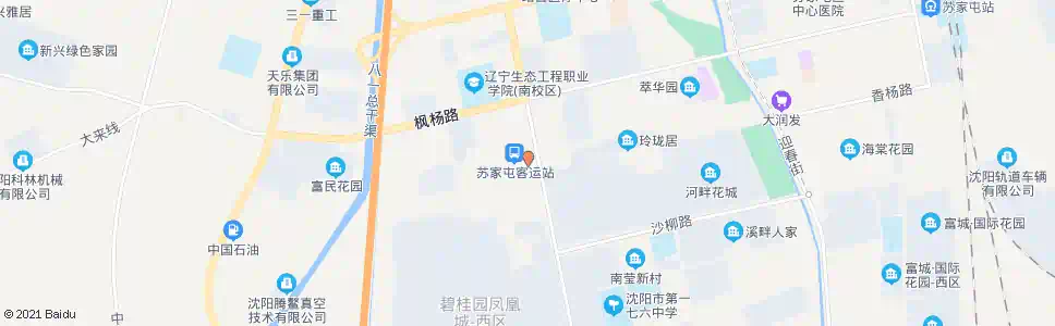 沈阳苏家屯交通局_公交站地图_沈阳公交_妙搜公交查询2025