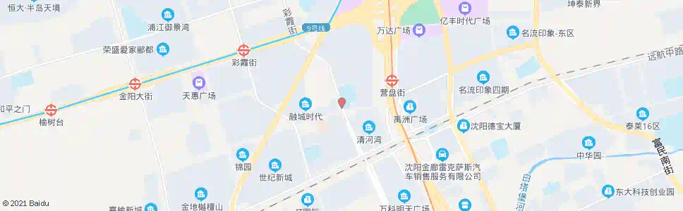 沈阳彩霞街公铁桥_公交站地图_沈阳公交_妙搜公交查询2025