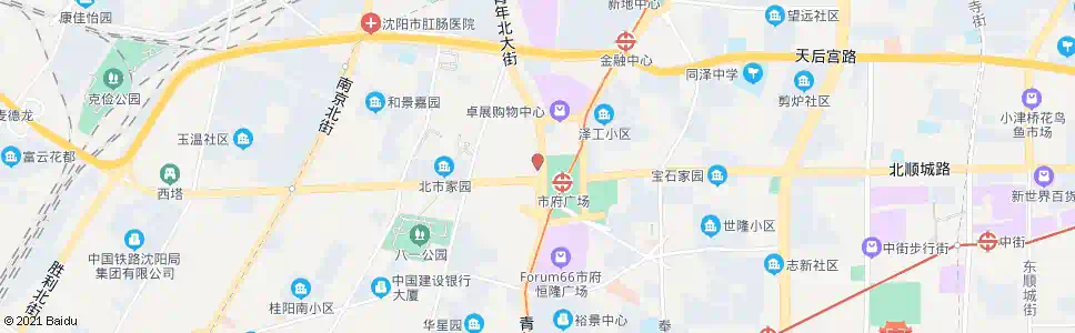 沈阳海鲜市场_公交站地图_沈阳公交_妙搜公交查询2025