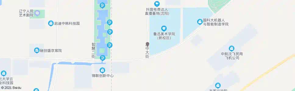 沈阳创新路沈中大街_公交站地图_沈阳公交_妙搜公交查询2025