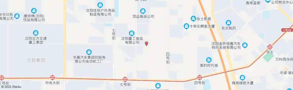 沈阳七号路六号街东_公交站地图_沈阳公交_妙搜公交查询2025