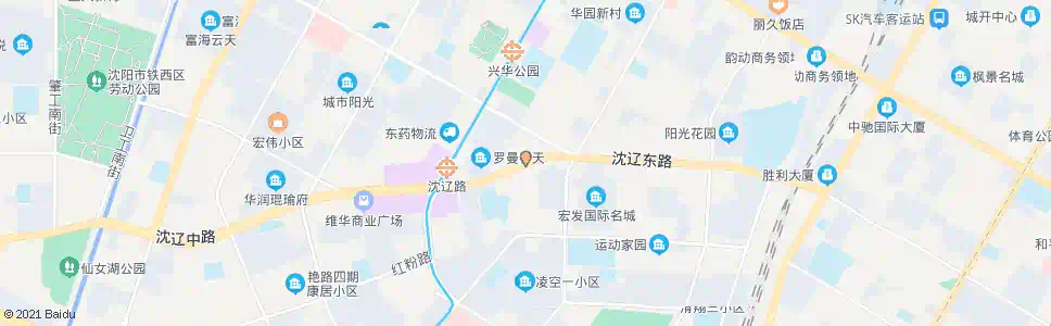 沈阳沈辽路云峰街_公交站地图_沈阳公交_妙搜公交查询2025
