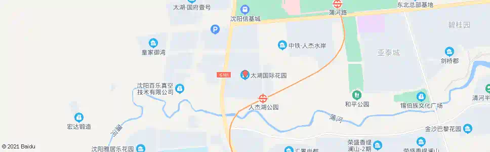 沈阳太湖国际花园_公交站地图_沈阳公交_妙搜公交查询2025