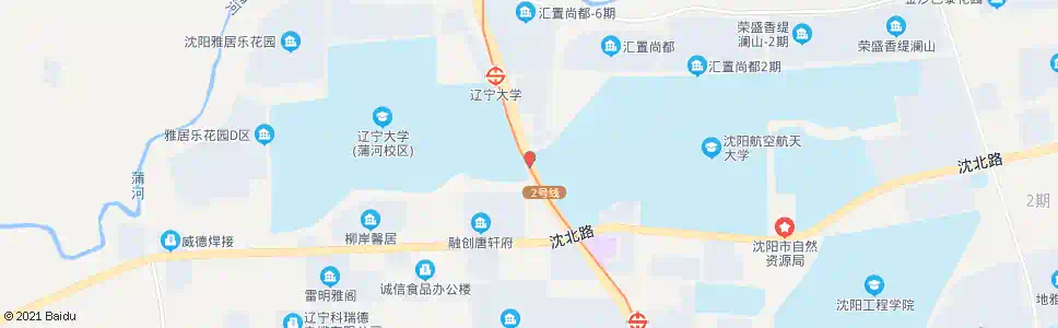 沈阳辽宁大学北校区_公交站地图_沈阳公交_妙搜公交查询2025