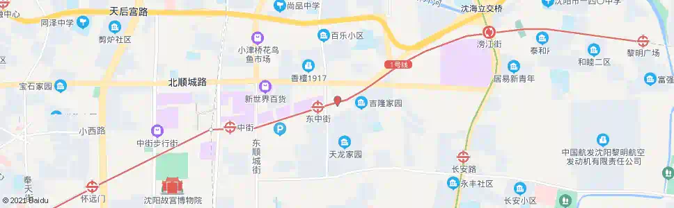 沈阳小东路小什字街_公交站地图_沈阳公交_妙搜公交查询2025