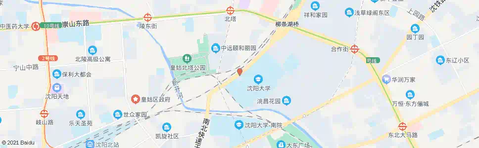 沈阳沈阳大学西门_公交站地图_沈阳公交_妙搜公交查询2025