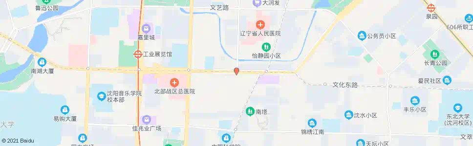 沈阳小南街文化路_公交站地图_沈阳公交_妙搜公交查询2025