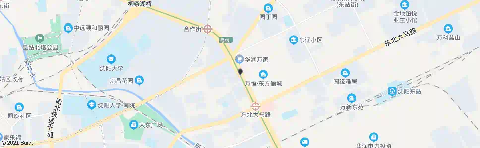 沈阳北海街联合路_公交站地图_沈阳公交_妙搜公交查询2025
