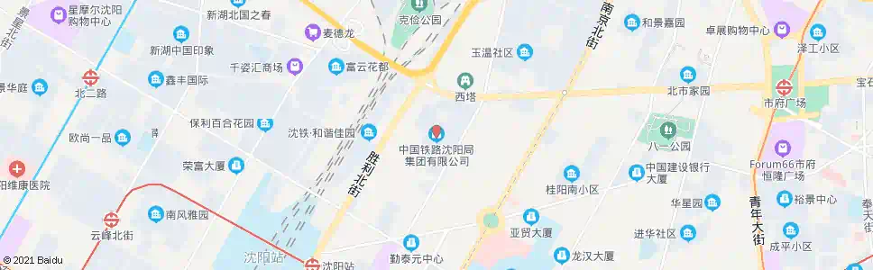 沈阳沈空司令部_公交站地图_沈阳公交_妙搜公交查询2025