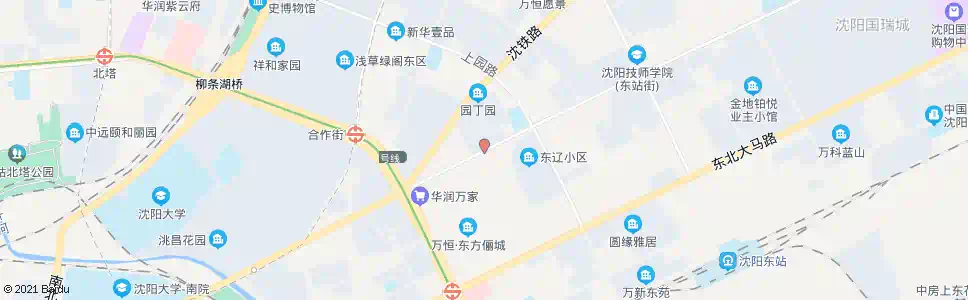 沈阳东辽街联合路_公交站地图_沈阳公交_妙搜公交查询2025