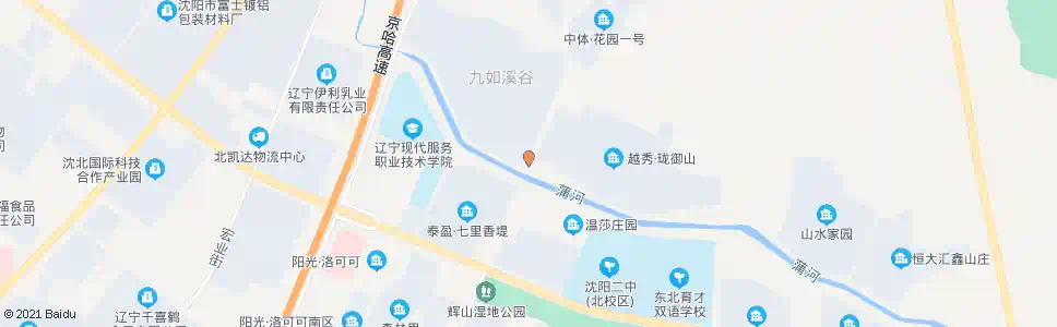 沈阳蒲北路人和街_公交站地图_沈阳公交_妙搜公交查询2025