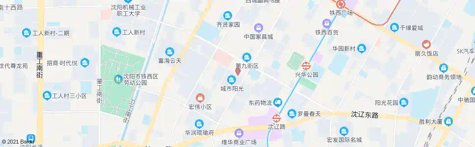 沈阳南十一路景星街_公交站地图_沈阳公交_妙搜公交查询2025