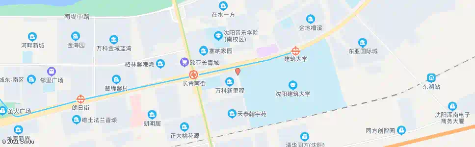 沈阳沈阳建筑大学西_公交站地图_沈阳公交_妙搜公交查询2025