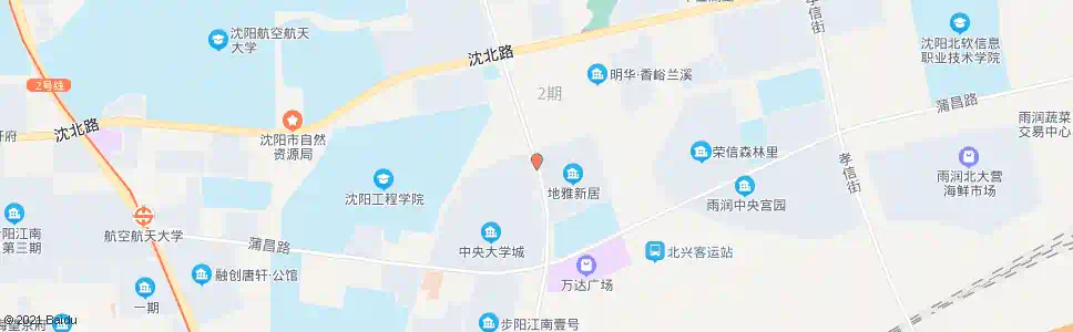 沈阳蒲昌路郭七_公交站地图_沈阳公交_妙搜公交查询2025