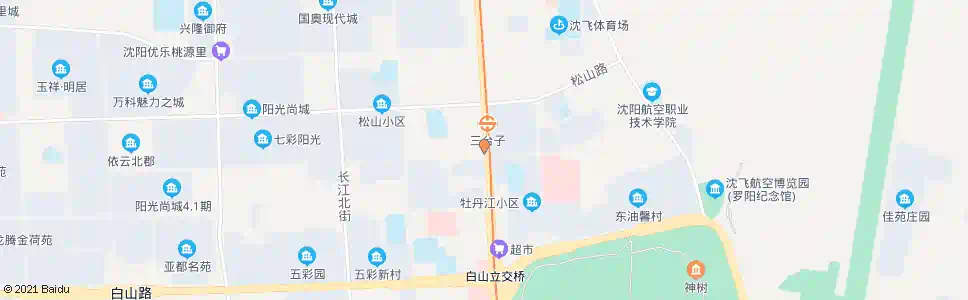 沈阳三环高速下深北口_公交站地图_沈阳公交_妙搜公交查询2025