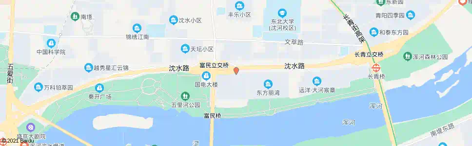 沈阳富民街银河丽湾_公交站地图_沈阳公交_妙搜公交查询2025