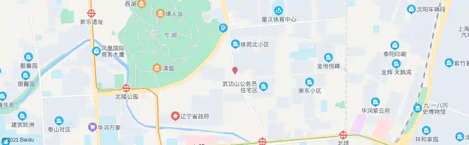 沈阳陵东街武功山路_公交站地图_沈阳公交_妙搜公交查询2025