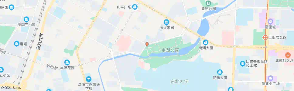 沈阳临湖公园西门_公交站地图_沈阳公交_妙搜公交查询2025